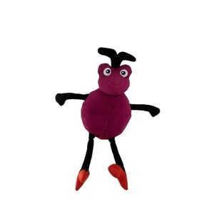 DreamWorks Bee Movie Plush Purple Ant 9" Stuffed Toy  Commonwealth 2007 Insect